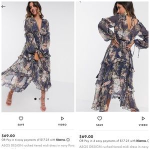 ASOS boho dress, size US 4